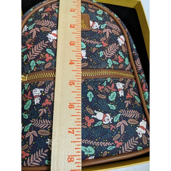 Winnie The Pooh 3 Piece Gift Set Box Mini Backpack ID Card Wallet Keychain New - Picture 2 of 7